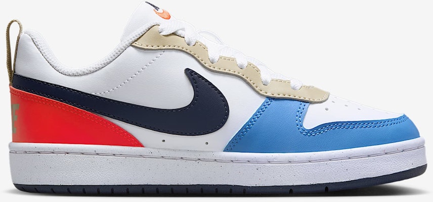 (JR) Nike Court Borough Low Recraft Lelaki Wanita Kasut DV5456-124 Lookbook (JR) Nike Court Borough Low Recraft Lelaki Wanita Kasut DV5456-124