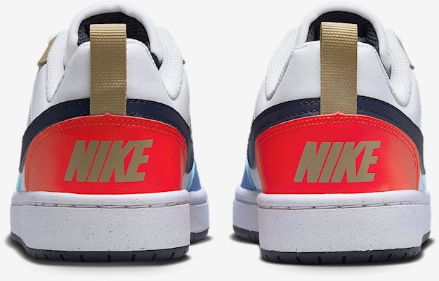 (JR) Nike Court Borough Low Recraft Lelaki Wanita Kasut DV5456-124 Details for (JR) Nike Court Borough Low Recraft Lelaki Wanita Kasut DV5456-124