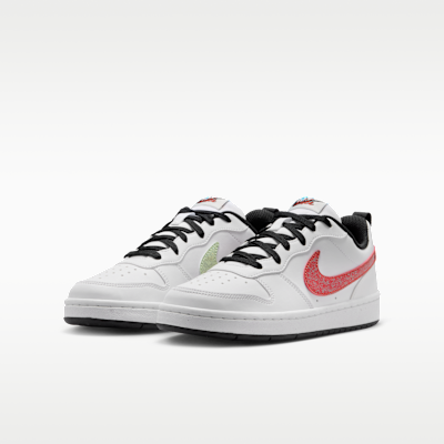 Purchase Nike Court Borough Low Wit/Rood/Volt/Blauw IR1530-100