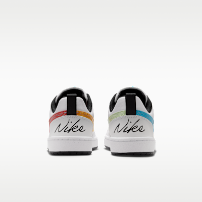 Details for Nike Court Borough Low Wit/Rood/Volt/Blauw IR1530-100