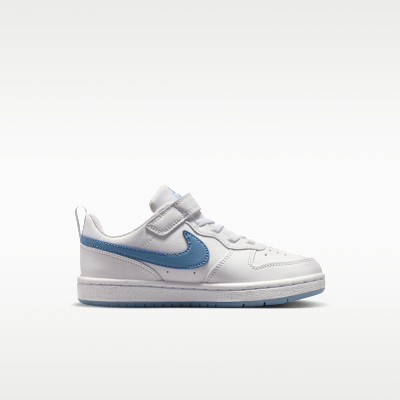Lookbook (PS) Nike Court Borough Low 白色/工作藍色 IR3999-100