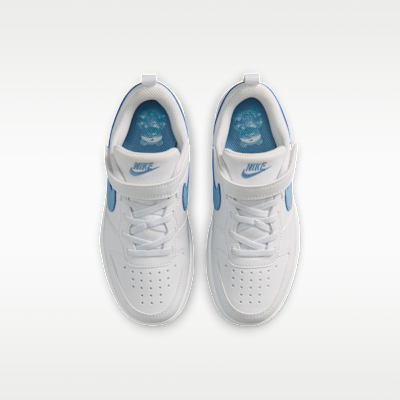 Shop (PS) Nike Court Borough Low 白色/工作藍色 IR3999-100