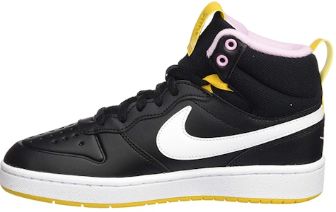 (JR) Nike Court Borough Mid 2 'Negro Amarillo' BQ5440-003 Buy (JR) Nike Court Borough Mid 2 'Negro Amarillo' BQ5440-003