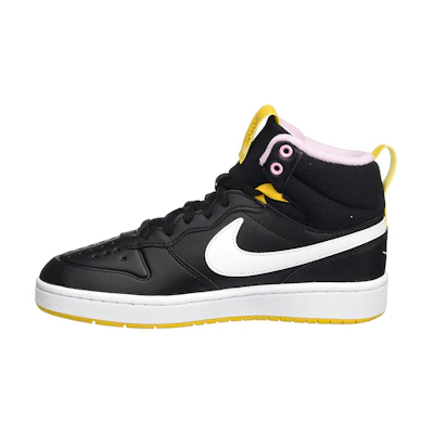 (Youth) Nike Court Borough Mid 2 'Black Yellow'