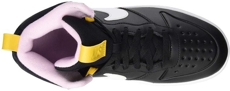 (JR) Nike Court Borough Mid 2 'Negro Amarillo' BQ5440-003 Shop (JR) Nike Court Borough Mid 2 'Negro Amarillo' BQ5440-003