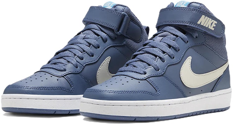 (Youth) Nike Court Borough Mid 2 Shoes 'Diffused Blue' CD7782-402 Lookbook (Youth) Nike Court Borough Mid 2 Shoes 'Diffused Blue' CD7782-402