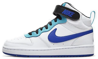 (Youth) Nike Court Borough Mid 2 Blue Teal' CD7782-102 (Youth) Nike Court Borough Mid 2 Blue Teal' CD7782-102