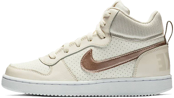 Nike Court Borough Mid Champagne Gold 845107 007 845107 007