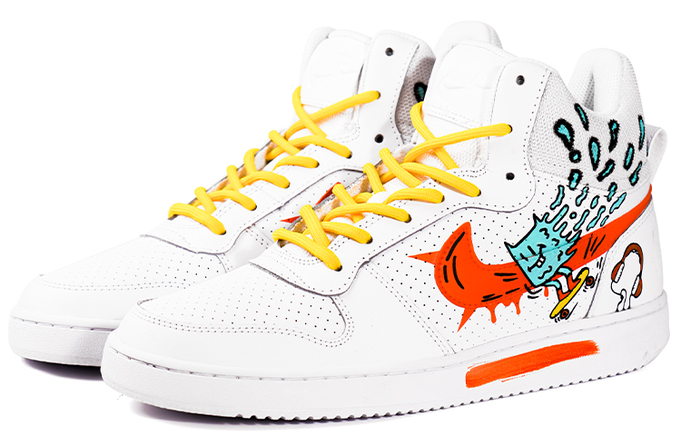 Lookbook 耐克Court Borough Mid ‘涂鸦’ 838938-111-460303