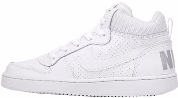 (Youth) Nike Court Borough Mid 'Summit White Grey' 839977-100 (Youth) Nike Court Borough Mid 'Summit White Grey' 839977-100