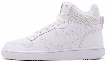 Nike Court Borough Mid 'Triple White' 838938-111 Nike Court Borough Mid 'Triple White' 838938-111