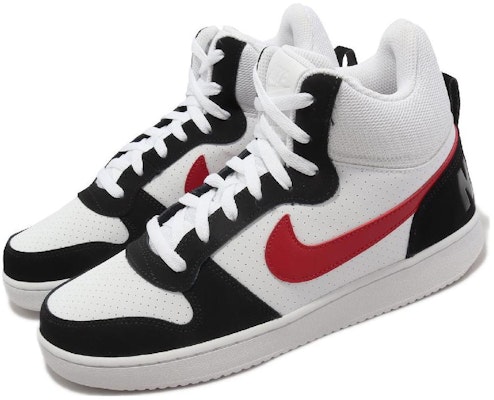 Nike Court Borough Mid 'Putih Merah Hitam' 838938-104 Lookbook Nike Court Borough Mid 'Putih Merah Hitam' 838938-104