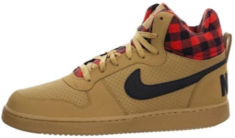 Nike Court Borough Mid Premium 'Wheat Plaid' 844884-700 Nike Court Borough Mid Premium 'Wheat Plaid' 844884-700