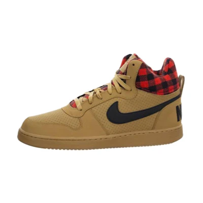 Nike Court Borough Mid PRM 'Wheat Plaid'