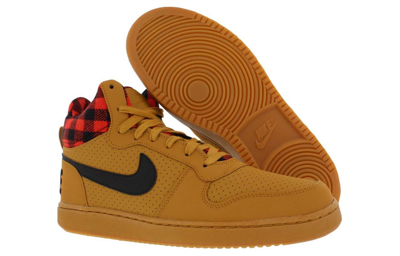Shop Nike Court Borough Mid Premium 'Trigo Cuadros' 844884-700