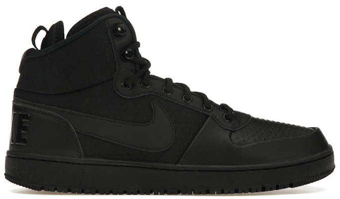 Buy Nike Court Borough Mid Winter Triple Black AA0547 002 Novelship