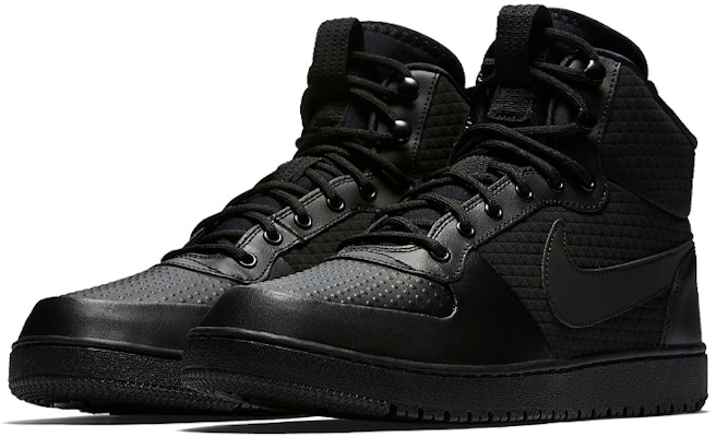 Nike Court Borough Mid 休閒 中幫 板鞋 男款 黑色 Lookbook Nike Court Borough Mid 休閒 中幫 板鞋 男款 黑色