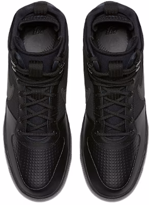 Nike Court Borough Mid 休閒 中幫 板鞋 男款 黑色 Shop Nike Court Borough Mid 休閒 中幫 板鞋 男款 黑色
