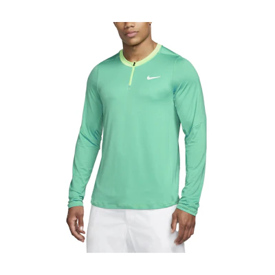 Nike Court Dri-FIT Advantage Logo Print Sweatshirt Green Casual Comfort DD8370-392