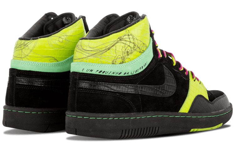 Lookbook Nike Court Force Hi 'Negro' 313385-003