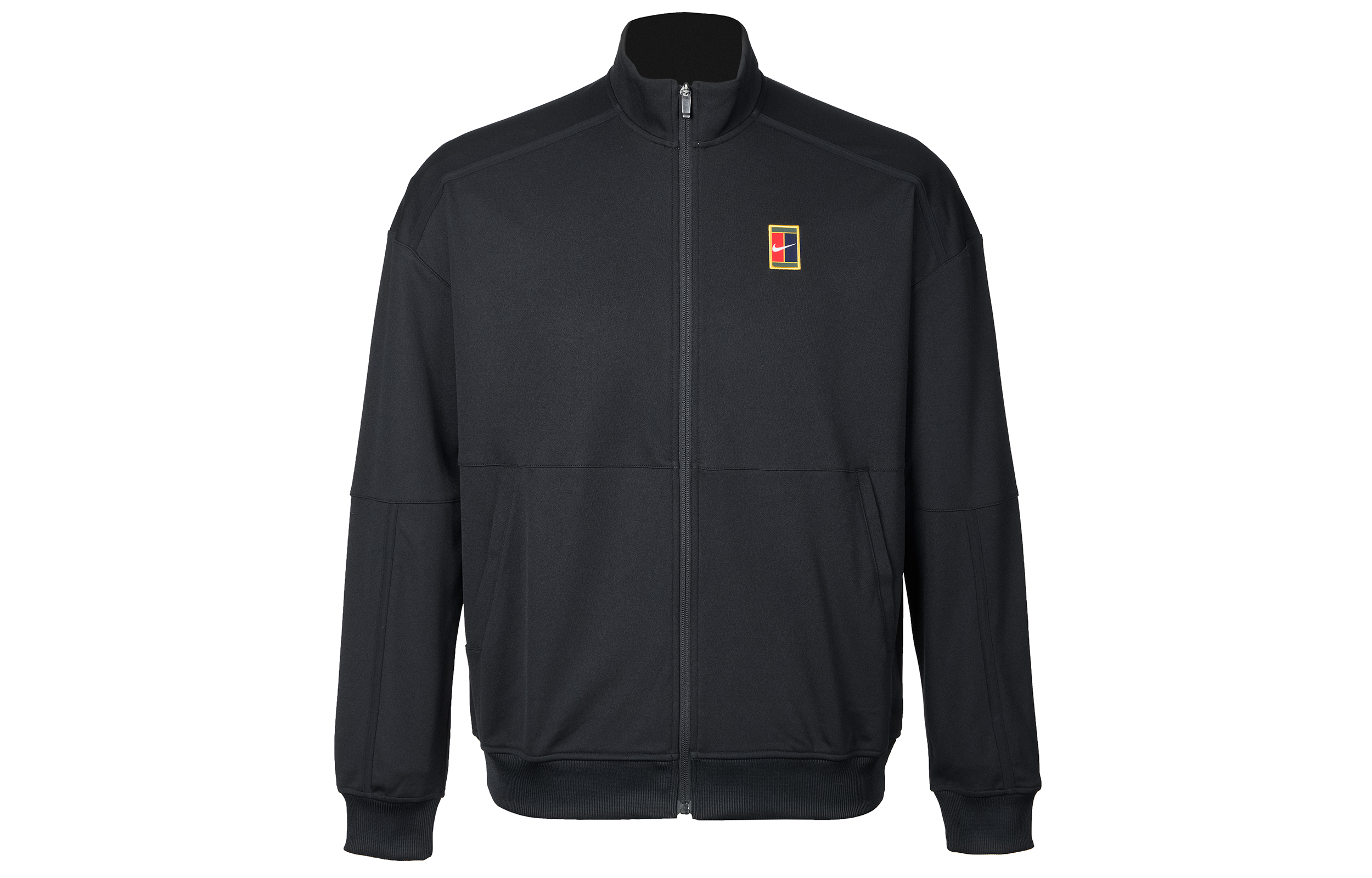 Nike Court Heritage Fleece Zip Jacket Black/Black Long Sleeve FZ6926-010