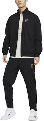 Nike Court Heritage Fleece Zip Jaket Hitam/Hitam Lengan Panjang FZ6926-010 Shop Nike Court Heritage Fleece Zip Jaket Hitam/Hitam Lengan Panjang FZ6926-010