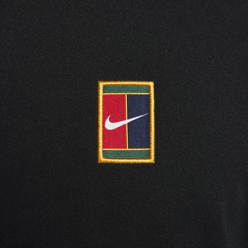 Details for Nike Court Heritage Fleece Zip Jaket Hitam/Hitam Lengan Panjang FZ6926-010