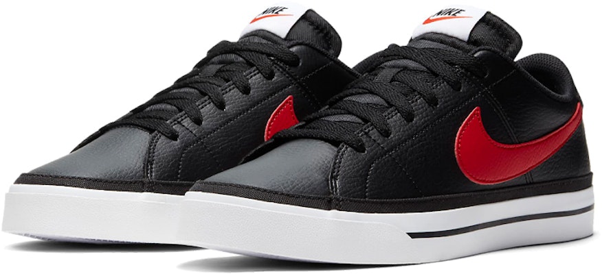 Nike Court Legacy 'Negro Rojo Universidad' CU4150-001 Lookbook Nike Court Legacy 'Negro Rojo Universidad' CU4150-001