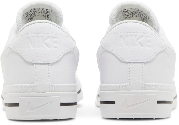 Nike Court Legacy 'Putih Hitam' CU4150-100 Details for Nike Court Legacy 'Putih Hitam' CU4150-100