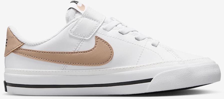 (Youth) Nike Court Legacy 'White Black Hemp' DA5381-126 Lookbook (Youth) Nike Court Legacy 'White Black Hemp' DA5381-126