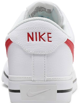 Nike Court Legacy 'White University Red' CU4150-105 Sizing Nike Court Legacy 'White University Red' CU4150-105
