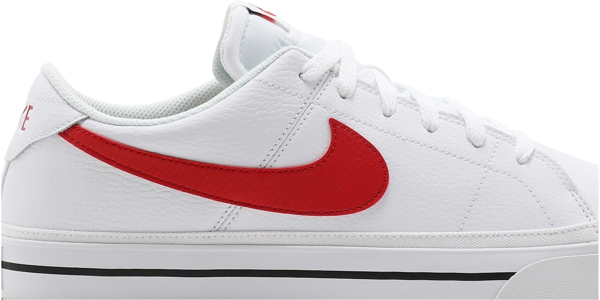 Nike Court Legacy ''Blanc Université Rouge'' CU4150-105 Lookbook Nike Court Legacy ''Blanc Université Rouge'' CU4150-105