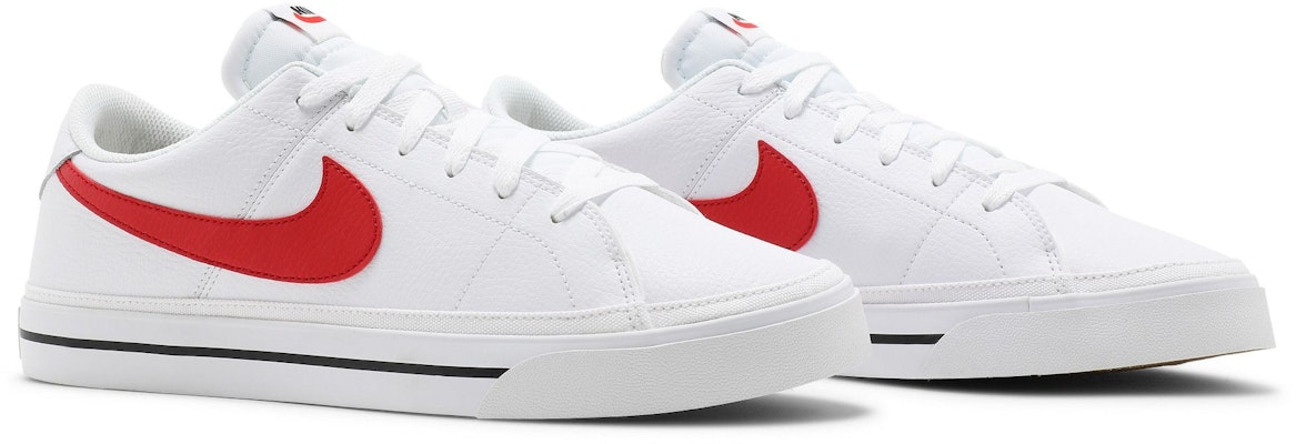 Nike Court Legacy ''Blanc Université Rouge'' CU4150-105 1
