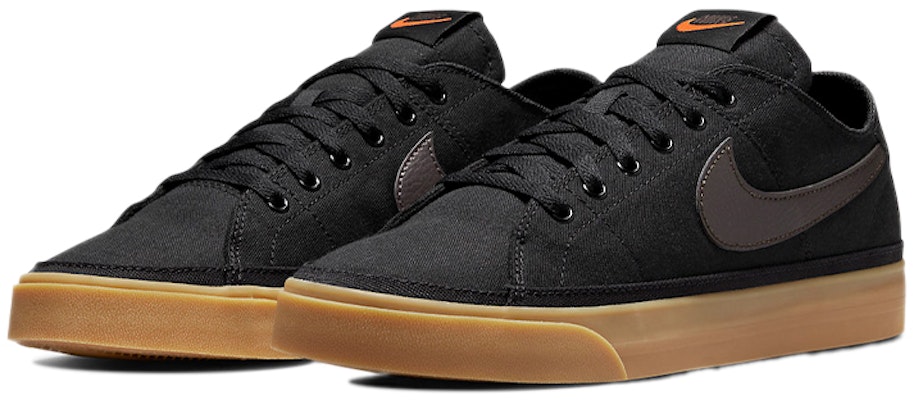 나이키 코트 레거시 캔버스 "블랙 검" (Nike Court Legacy Canvas "Black Gum") CW6539-004 Order 나이키 코트 레거시 캔버스 "블랙 검" (Nike Court Legacy Canvas "Black Gum") CW6539-004