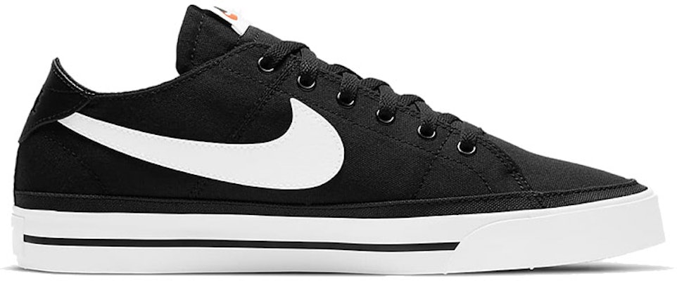 나이키 코트 레거시 캔버스 "블랙 화이트" CW6539-002 Order 나이키 코트 레거시 캔버스 "블랙 화이트" CW6539-002