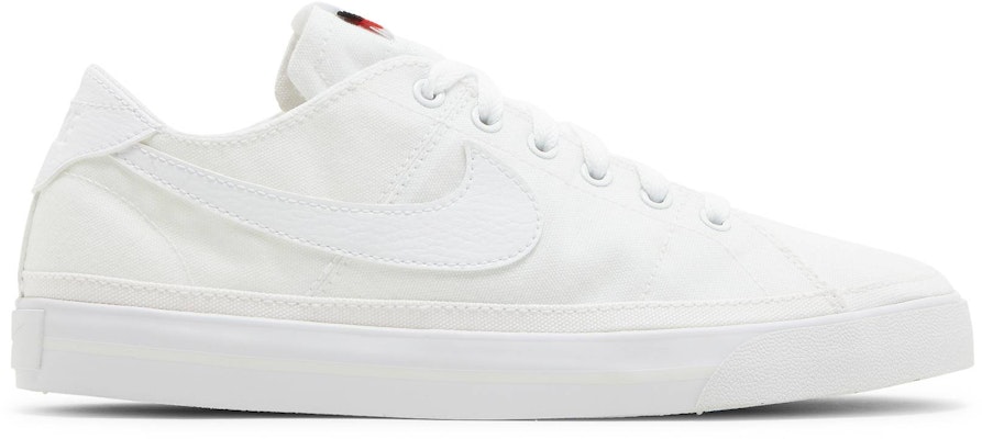 Nike white canvas shoes Clearance