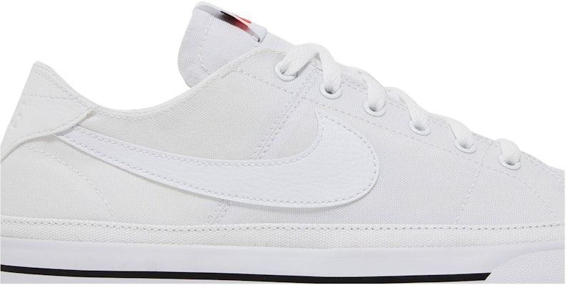 Nike Court Legacy Canvas 'White' CW6539-100 Order Nike Court Legacy Canvas 'White' CW6539-100