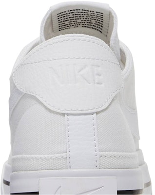 Nike Court Legacy Canvas 'White' CW6539-100 Sizing Nike Court Legacy Canvas 'White' CW6539-100