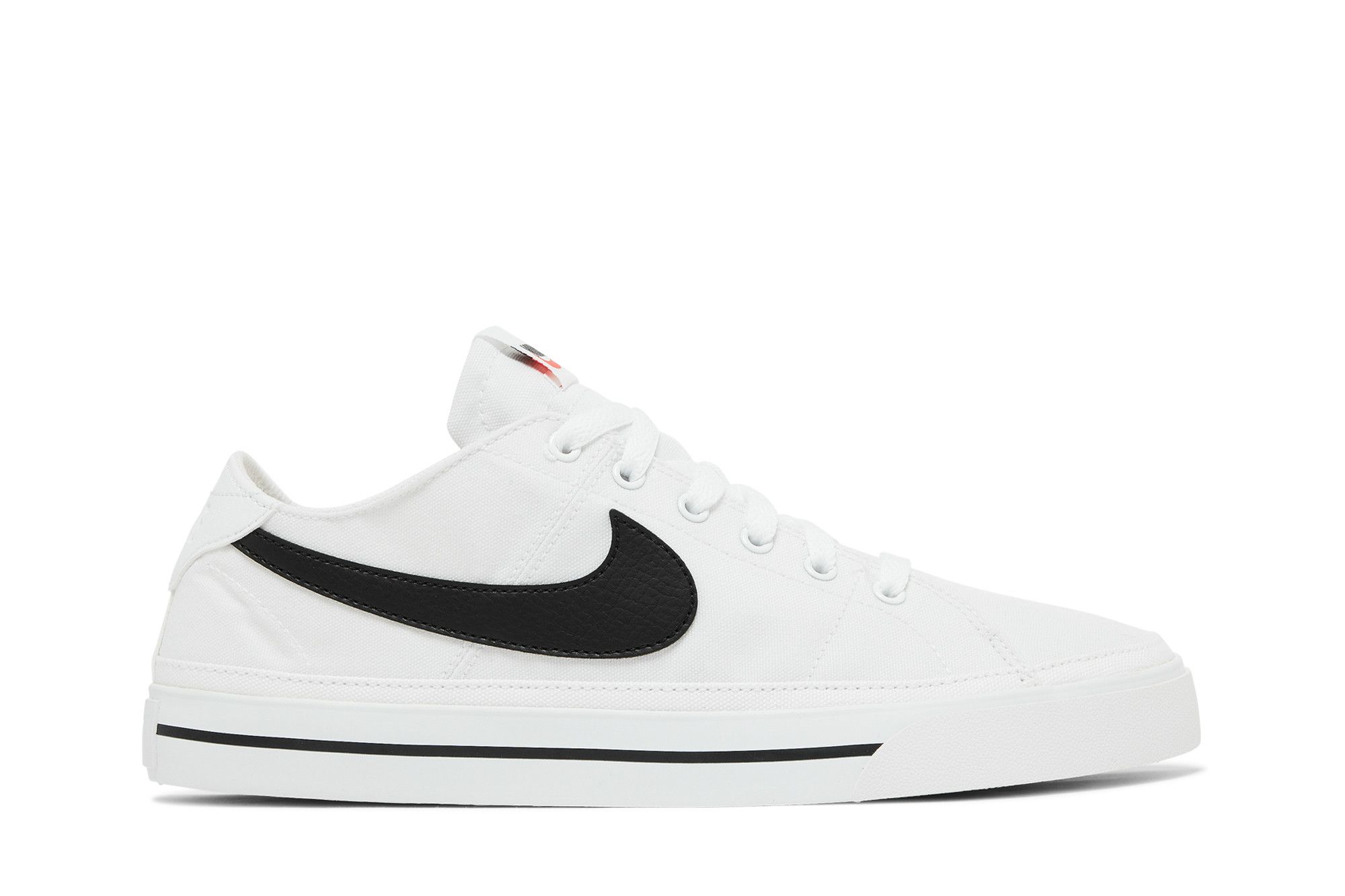 Nike Court Legacy Canvas 'White Black' CW6539-101