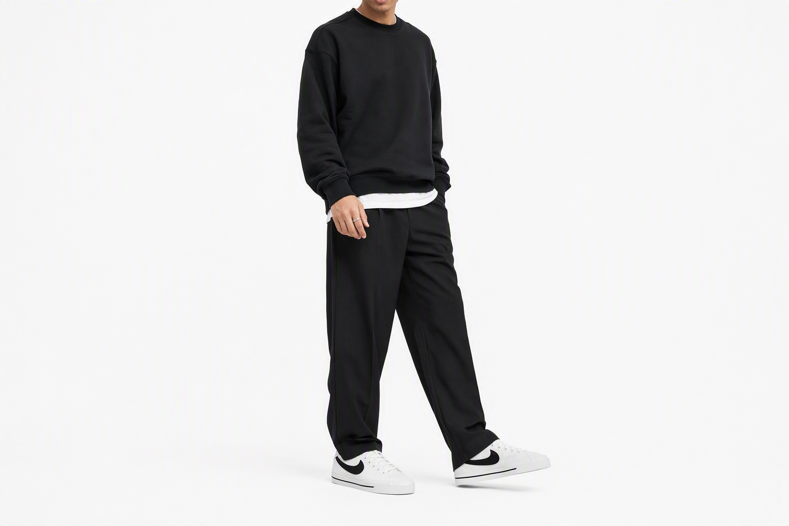 Order 耐克Court Legacy帆布鞋'白色黑色' CW6539-101