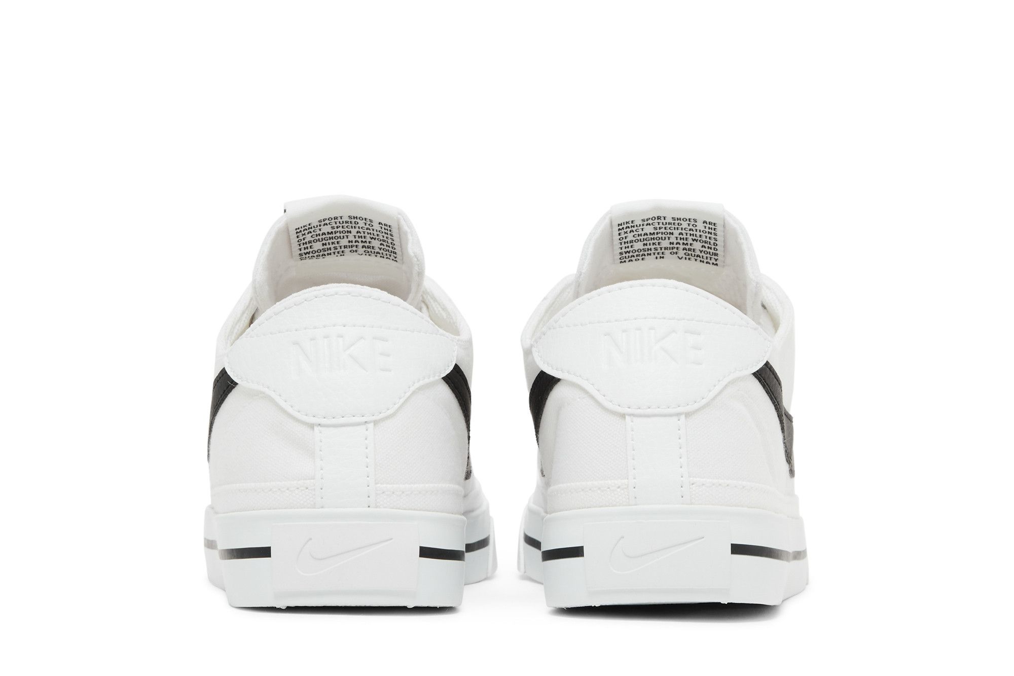 Sizing 耐克Court Legacy帆布鞋'白色黑色' CW6539-101