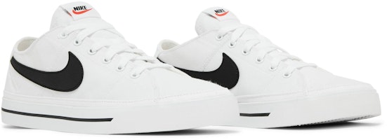 나이키 코트 레거시 캔버스 "화이트 블랙" CW6539-101 Cheap 나이키 코트 레거시 캔버스 "화이트 블랙" CW6539-101