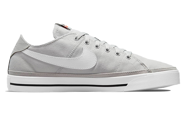 Nike Court Legacy Canvas Low-Top Sneakers Grey 'Gray White' 圖 2