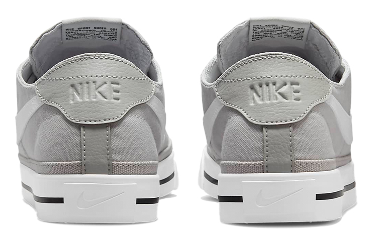 Nike Court Legacy Canvas Low-Top Sneakers Grey 'Gray White' 圖 5