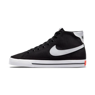 Nike Court Legacy Canvas Mid 'Black White'