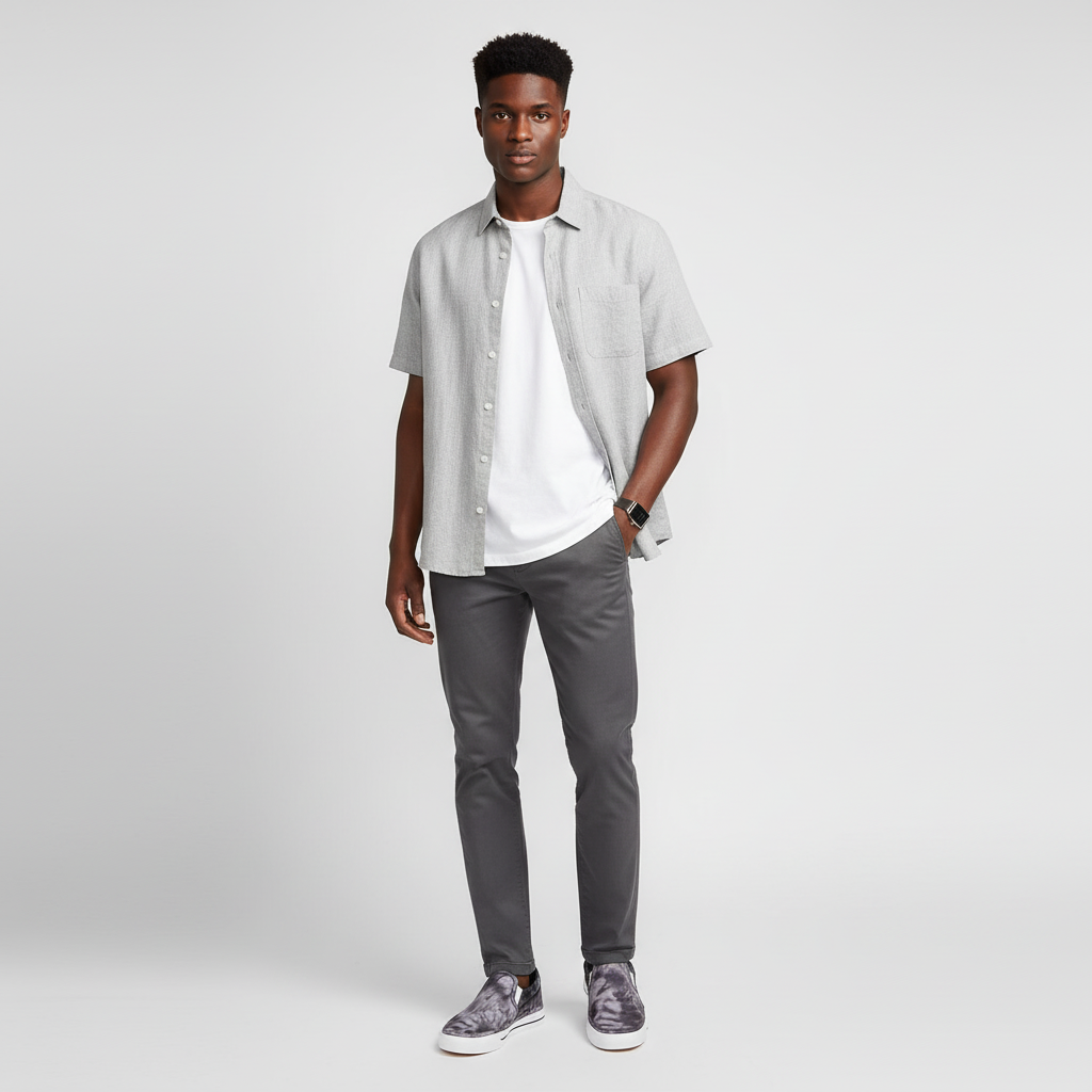 Lookbook Nike Court Legacy Print 潮流百搭休閒板鞋 煙灰色紮染