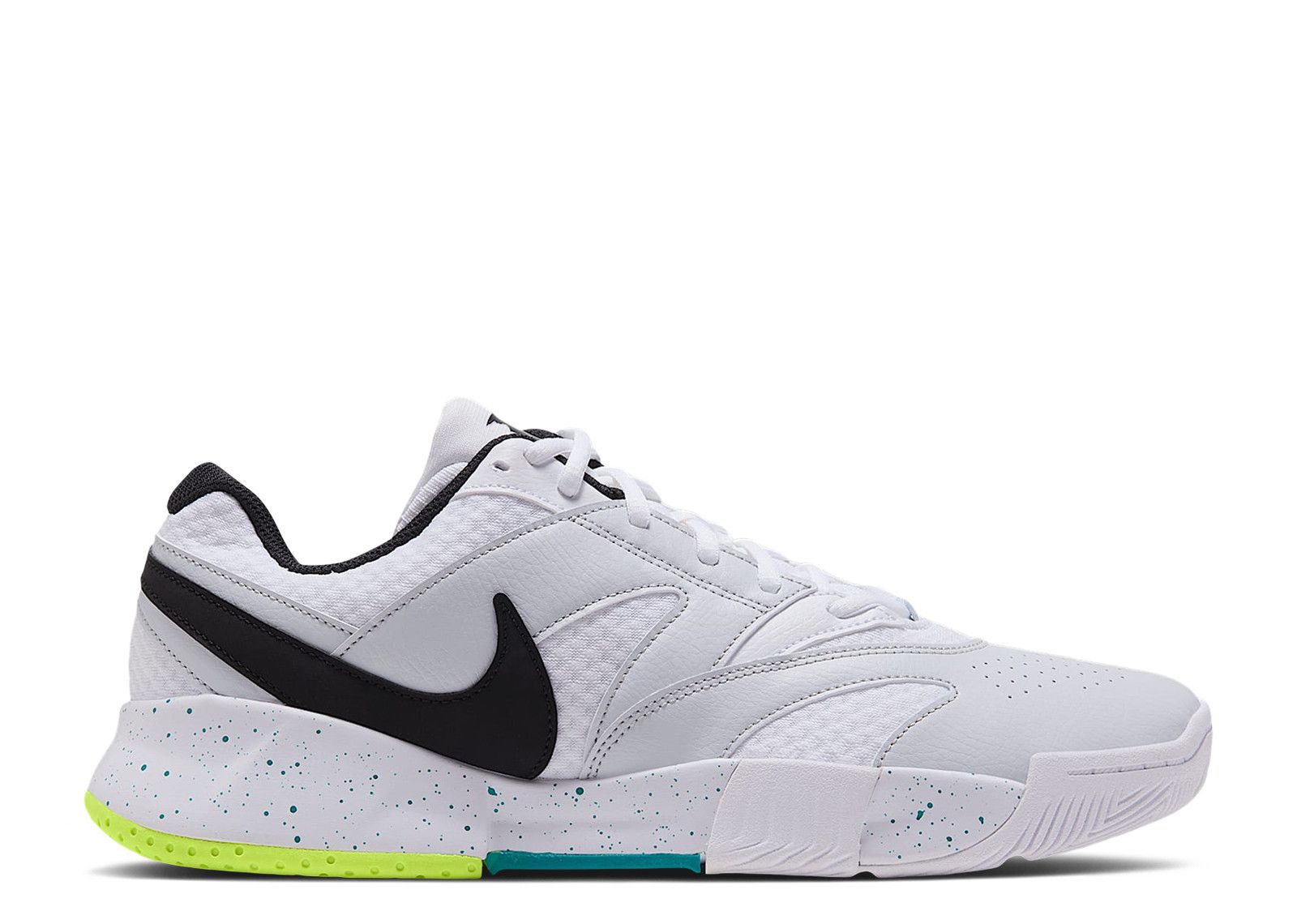 Nike Court Lite 4 Tennis 'White Volt Energy Black' FD6574-125