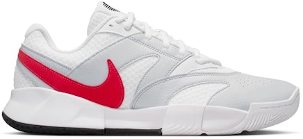 Nike Court Lite 4 White Pure Platinum Crimson FD6574-109 Nike Court Lite 4 White Pure Platinum Crimson FD6574-109