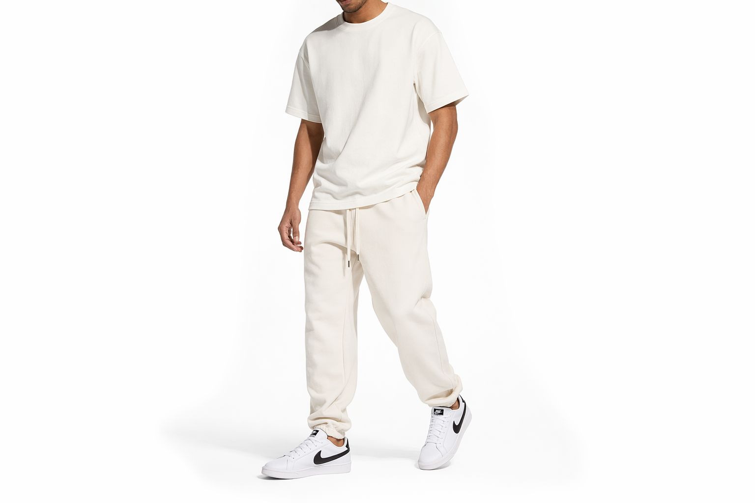 Order Nike Court Majestic Leer ''Wit Zwart'' 574236-100
