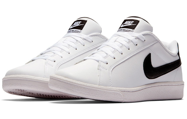 Shop Nike Court Majestic Leer ''Wit Zwart'' 574236-100